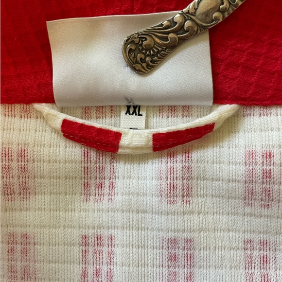 Vintage 80’s Cotton Waffle Weave Bathrobe XXL Big and Tall - Picture 4 of 8